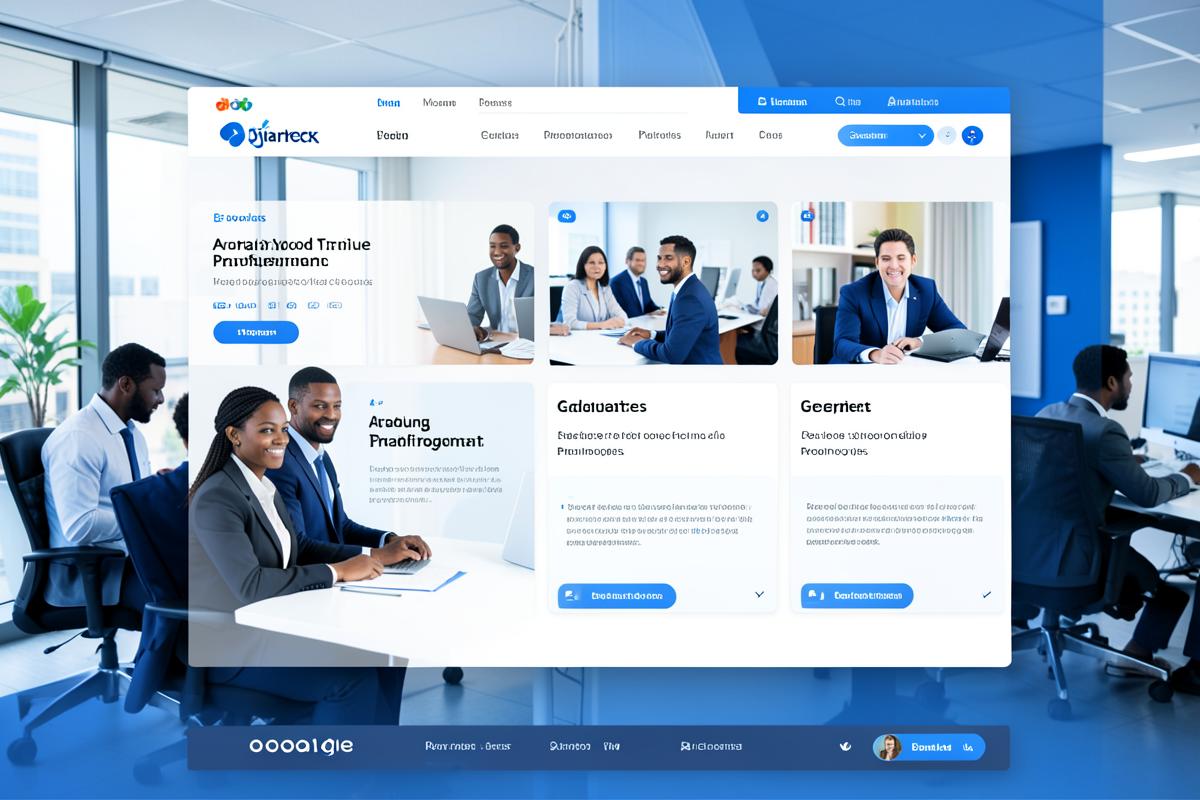 CRDB Foundation Graduate Trainee Portal interface designed and built by NJS Digital Tech