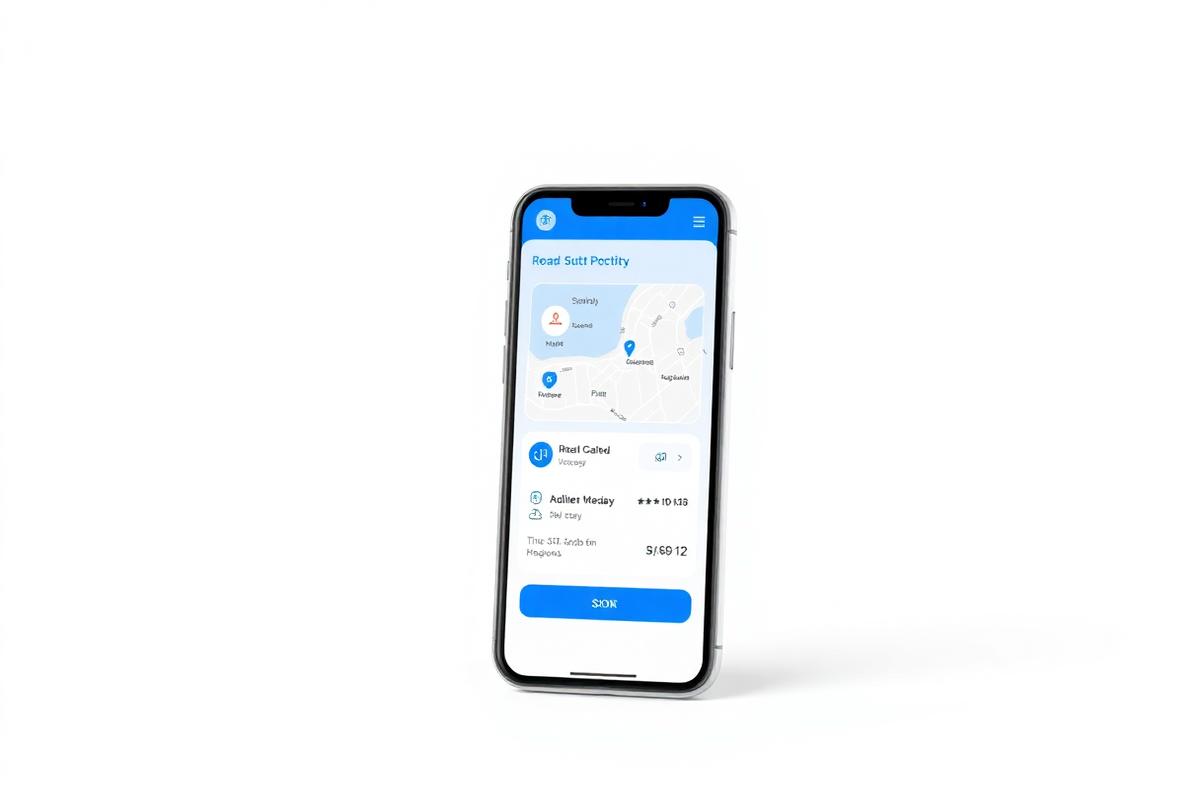 SafeRoad Africa interface designed and built by NJS Digital Tech